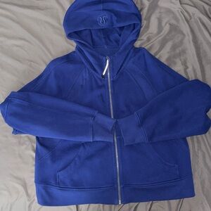 Lululemon Scuba oversized full zip hoodie. Color Psychic. Size M/L.